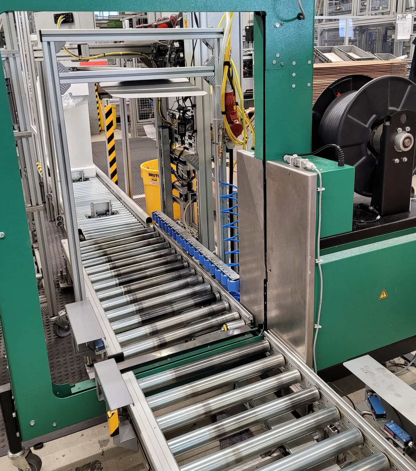 Verpackungs- und Förderanlage im Servicegebiet Baden-Württemberg