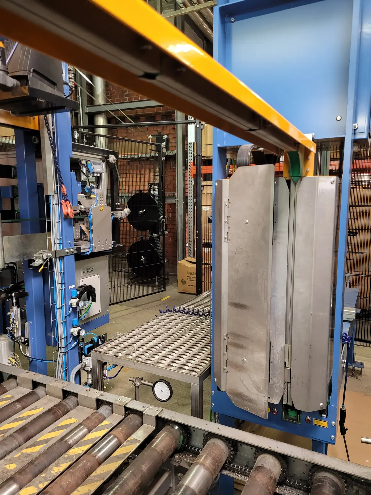 Verpackungslinie mit Fördertechnik