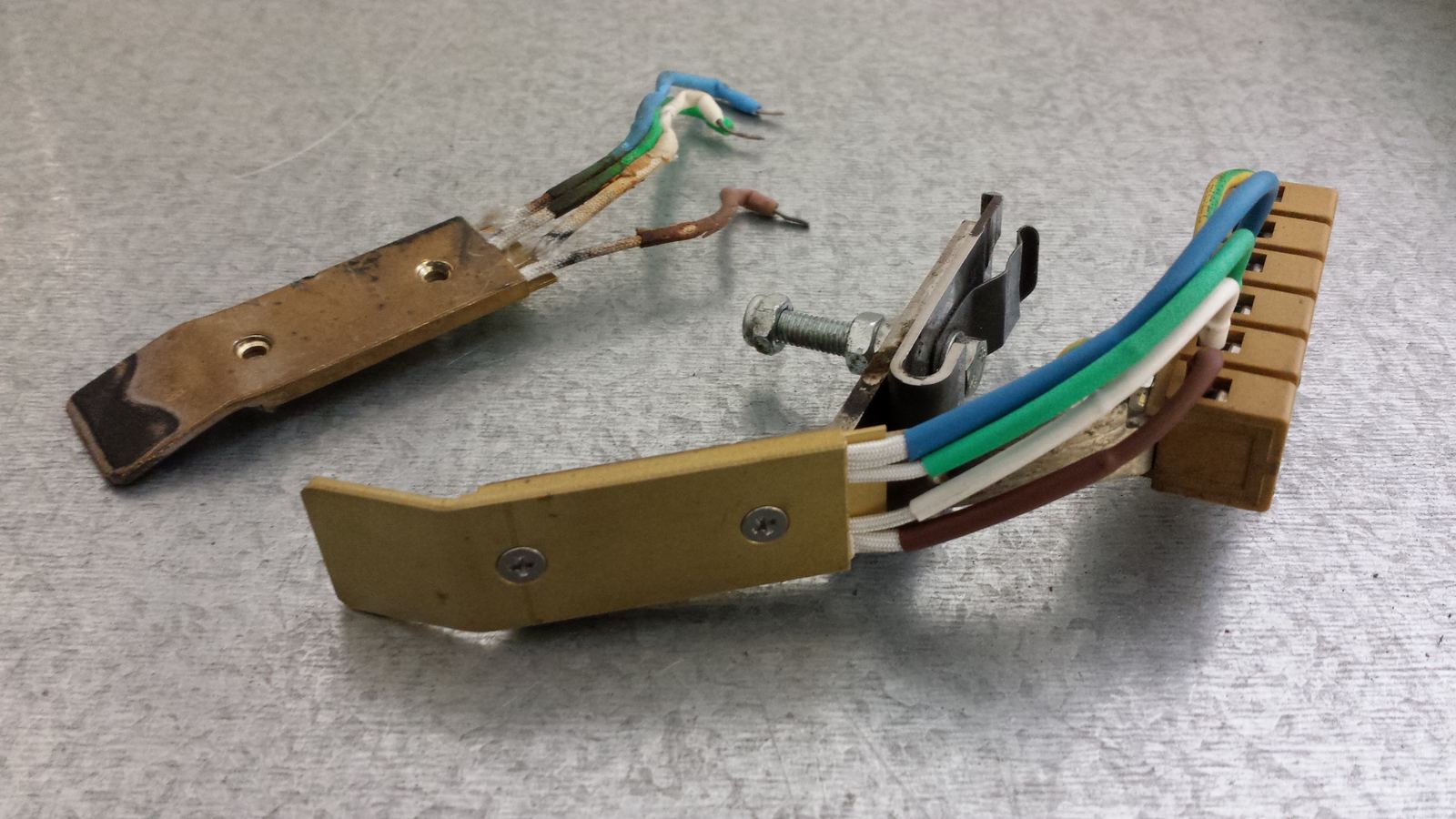 Heizelement nach der Reparatur